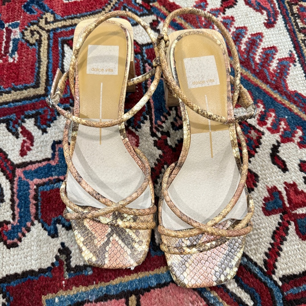 DOLCE VITA Strappy Block Heels